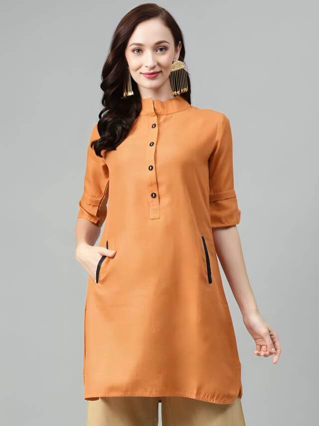 Kurtis with Pocket design online for ladies