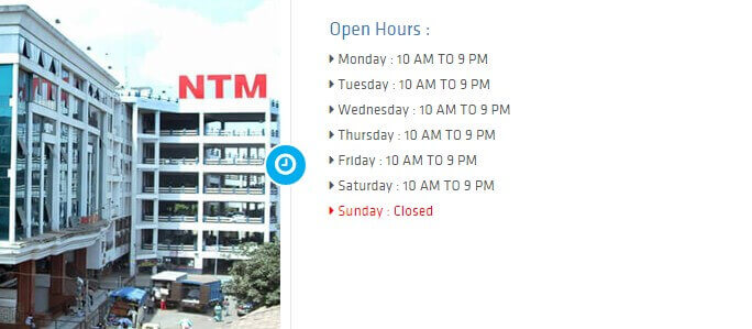 NTM Surat timings