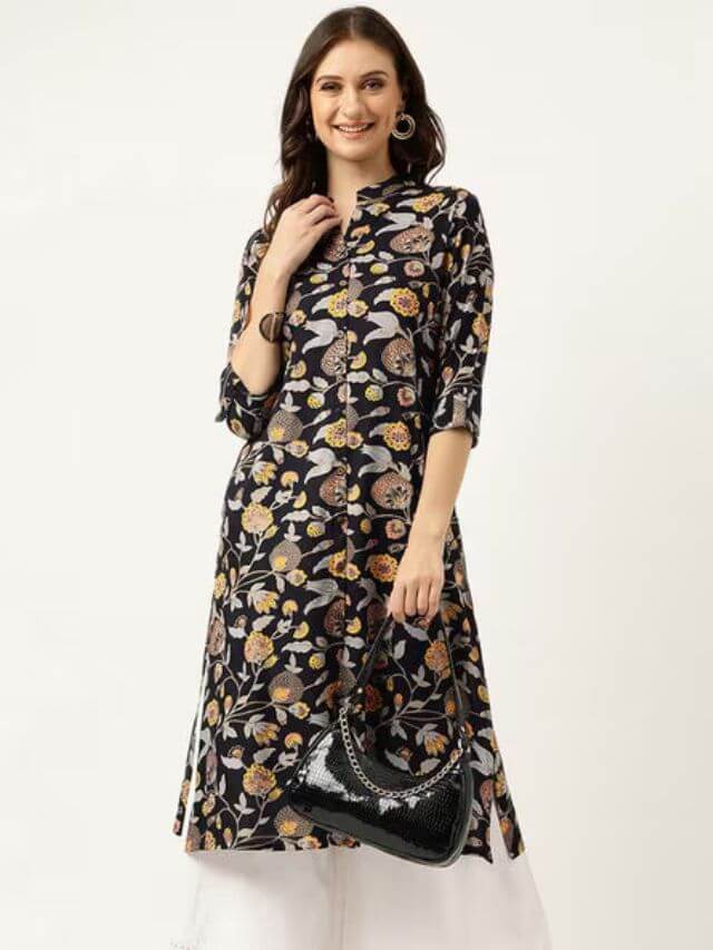 Printed Kurtis design for ladies