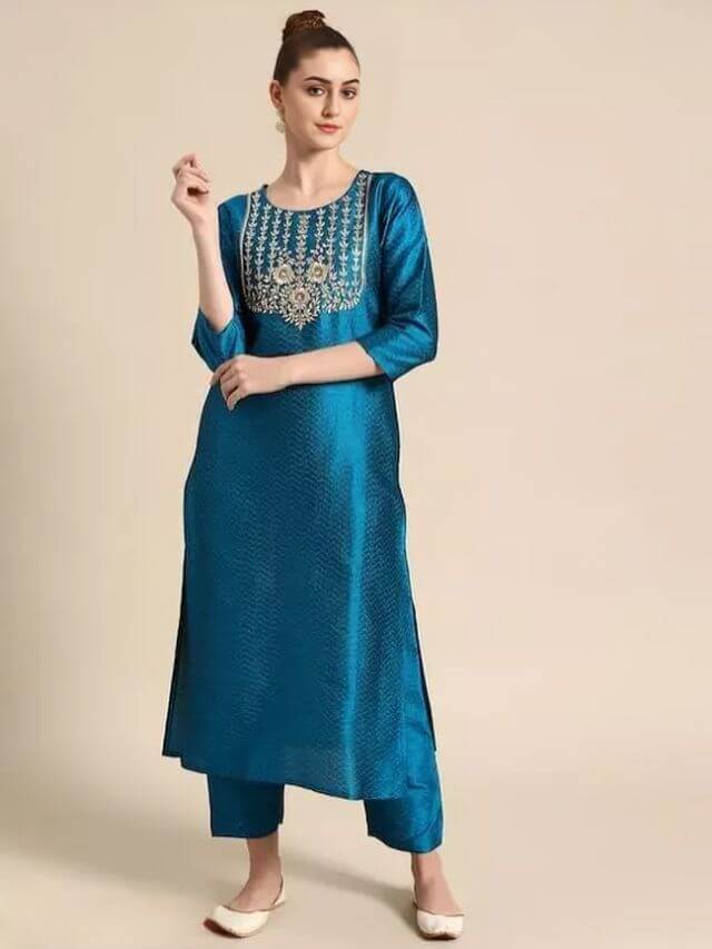 Silk kurtis For Ladies