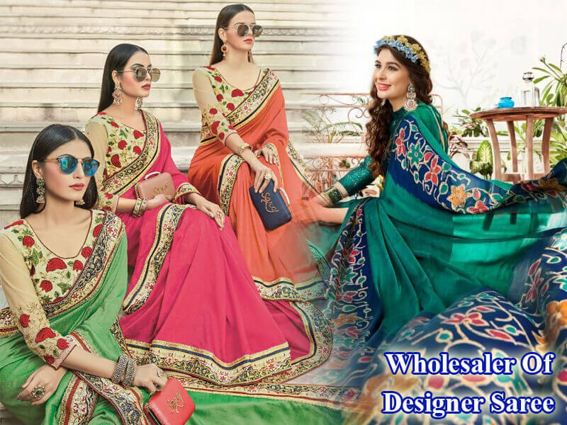 designer sarees from Wholesale textile markets of Surat