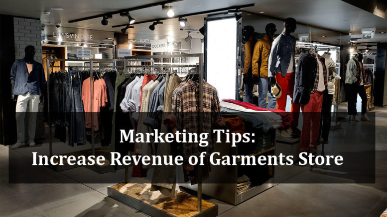 marketing ways to boost sales of retail garment business