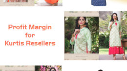 How could the business person make profit by selling online kurtis in India?