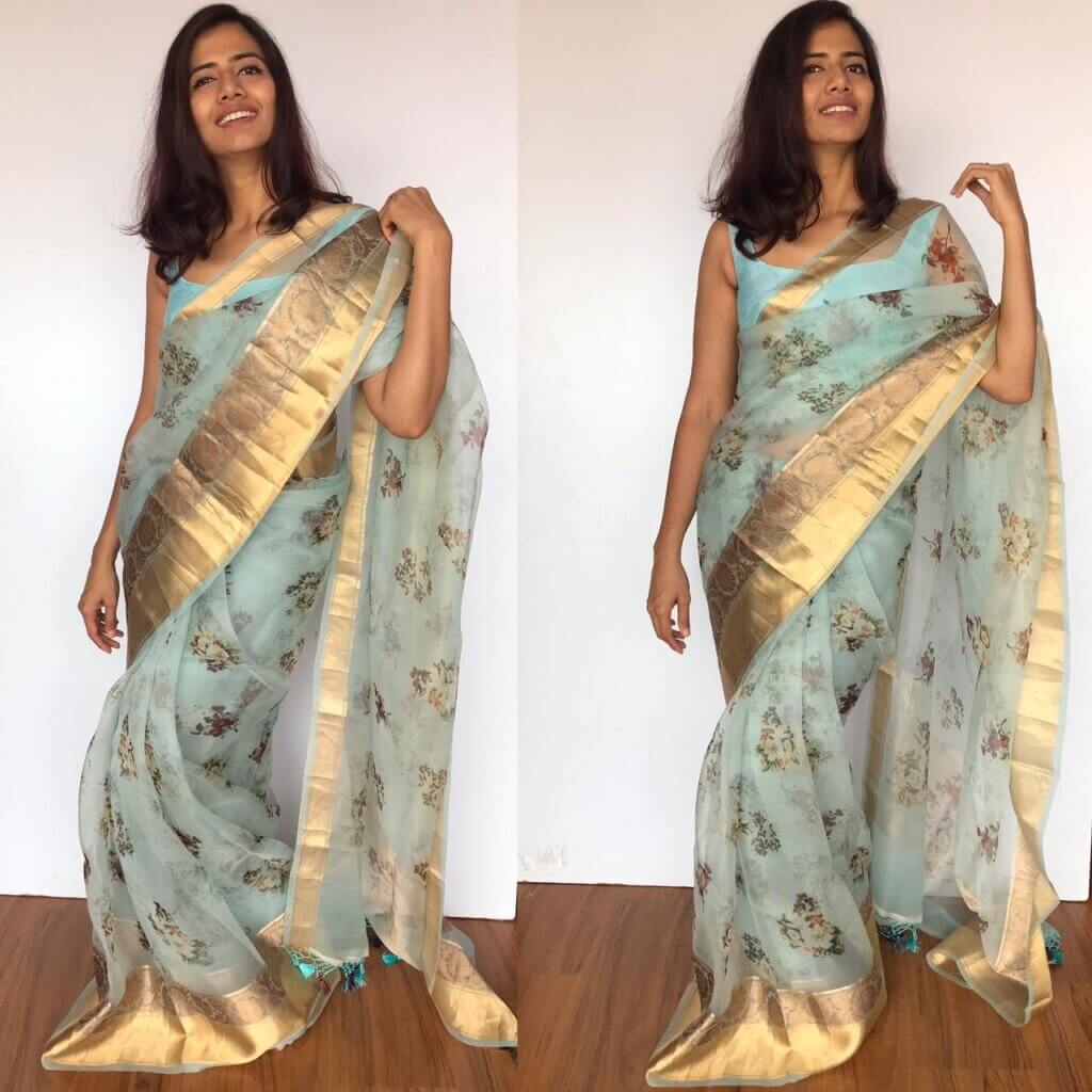 Trends in Pastel Sarees