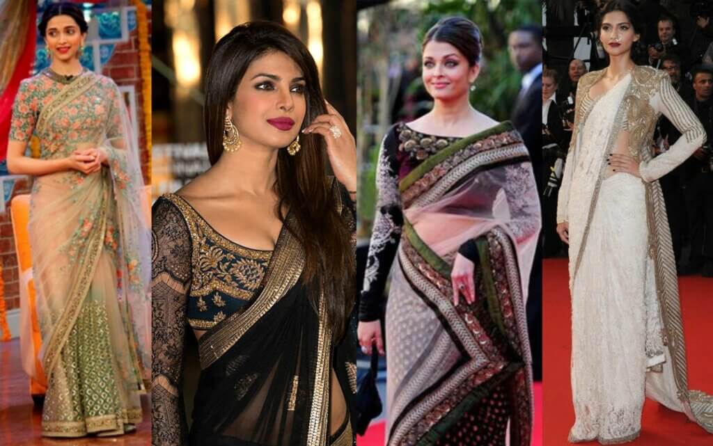 Bollywood Actresses in sarees