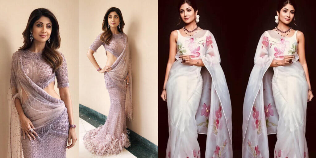 Shilpa Shetty in Stylish sarees 