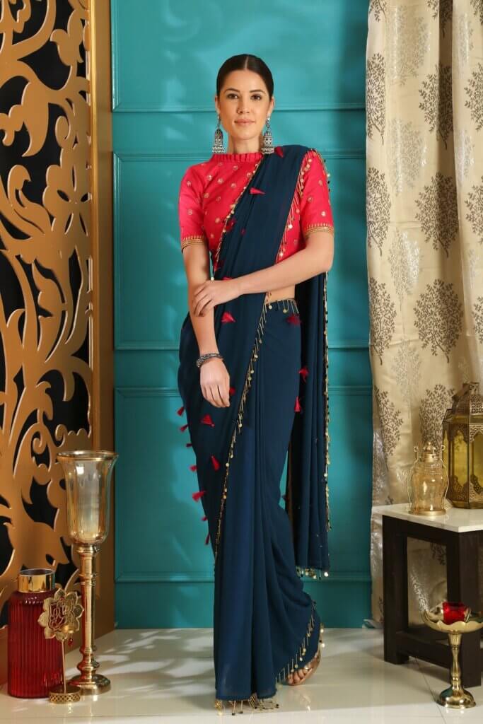 Tassels sarees