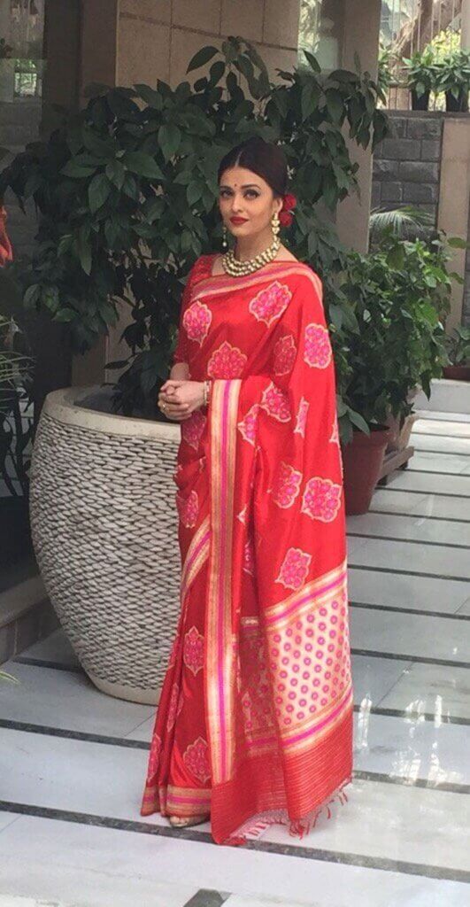 Aishwarya Rai Bachchan Saree Look