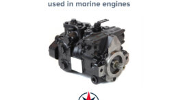 Hydraulic pumps used in marine engines