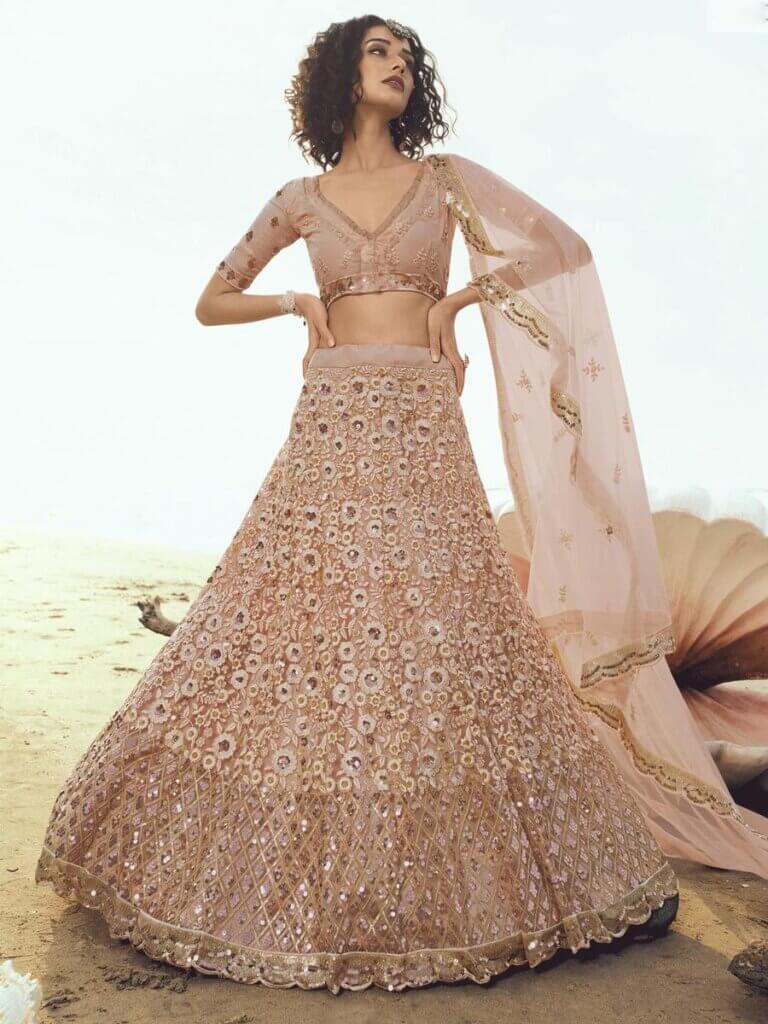 Embroidered Lehenga Choli