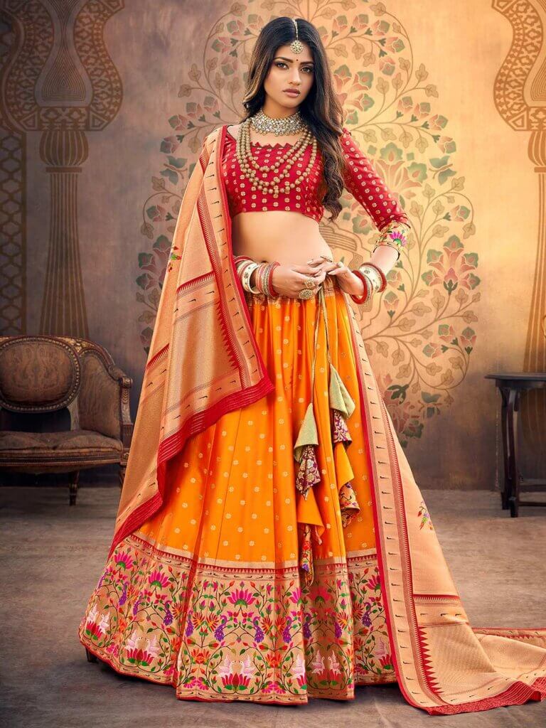 Silk Lehenga Choli