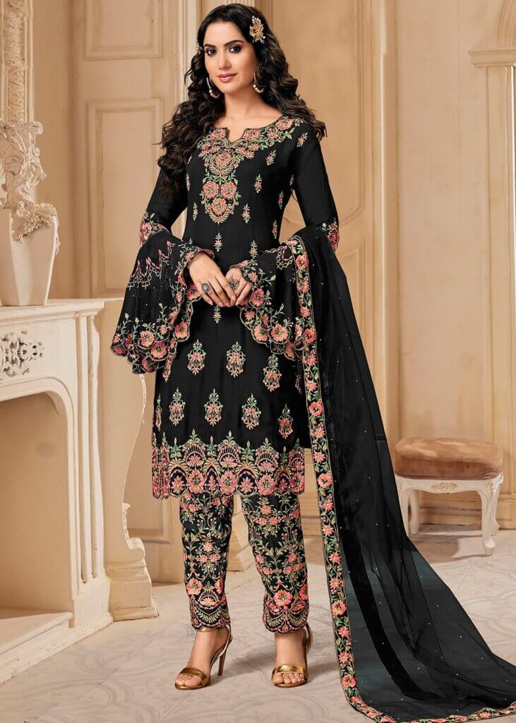 Georgette Embroidery Salwar Kameez