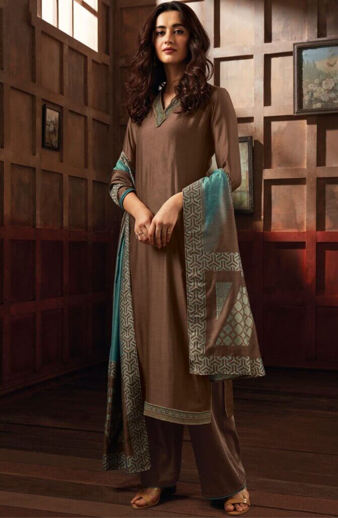 Silk Embroidery Salwar Kameez