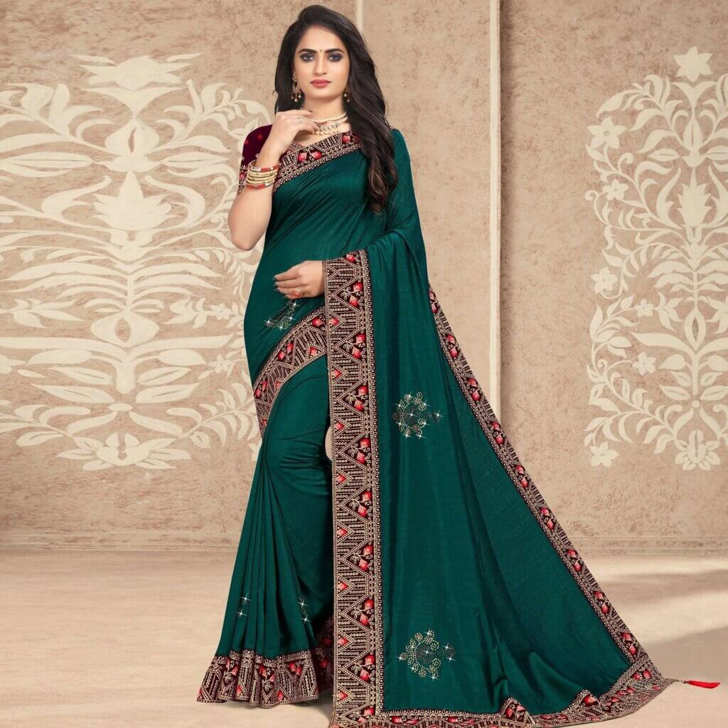 embroidered sarees manufacturers in surat