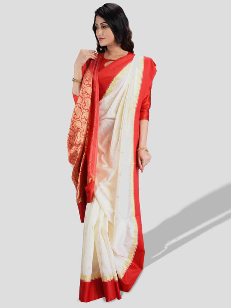 Red Bengali Sarees