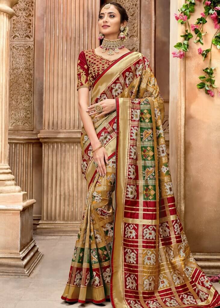beautiful patola sarees