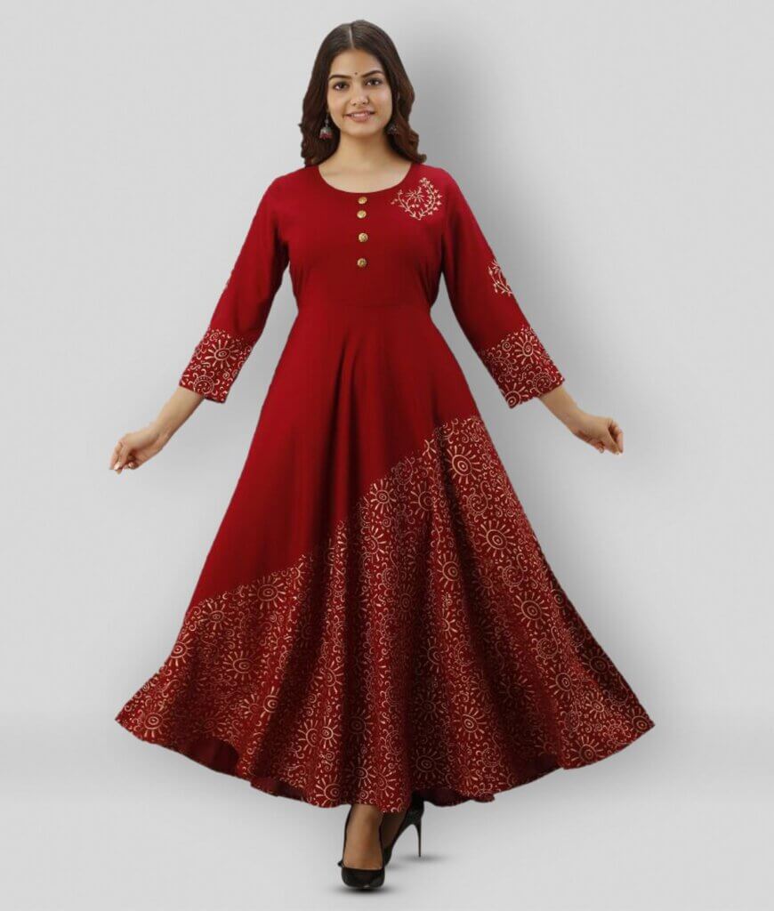 Anarkali kurtis designs