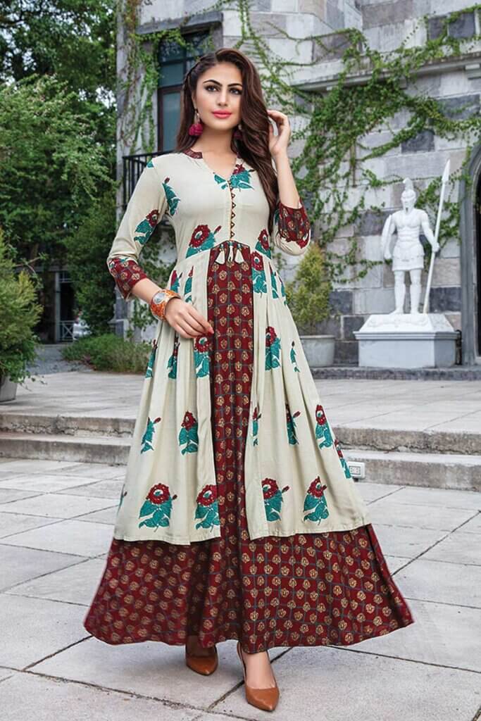 Floor-length Kurti