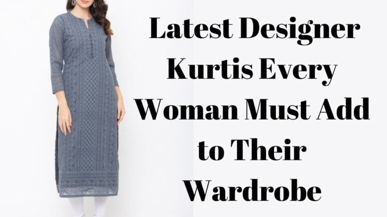 latest designer kurtis