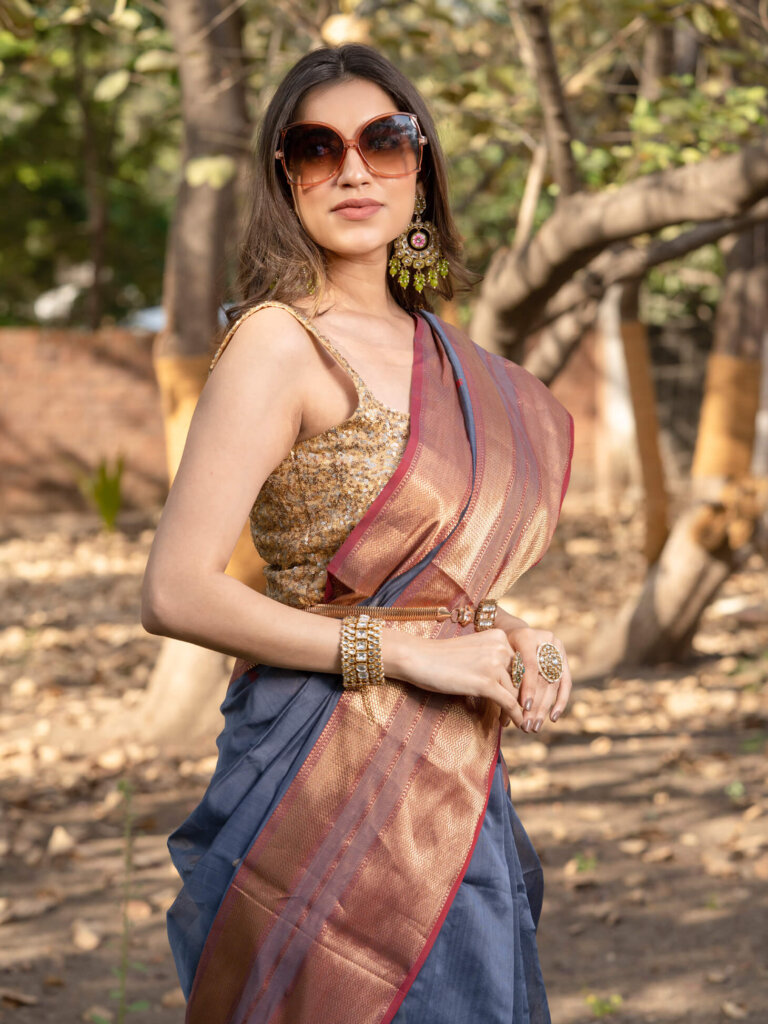 Handloom Maheshwari Saree