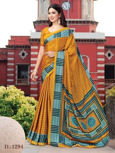 Printed Uniform Sarees