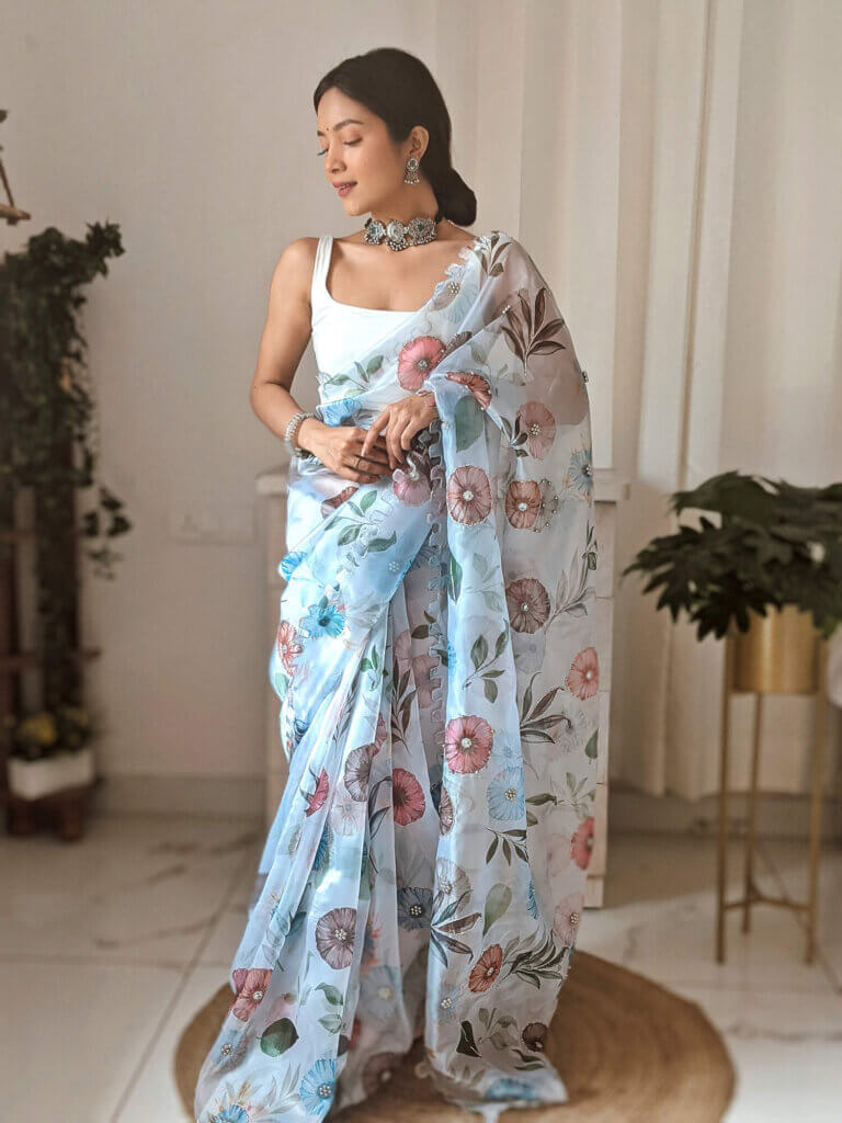 Tissue Organza Saree