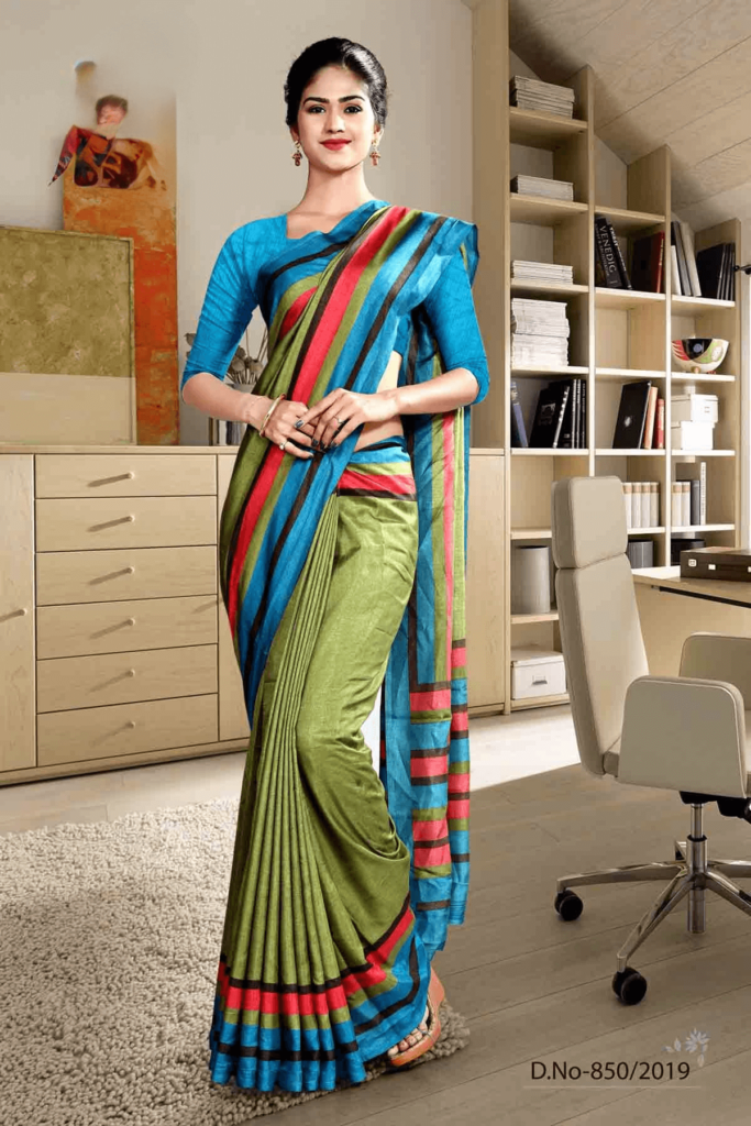 Handloom Uniform Saree