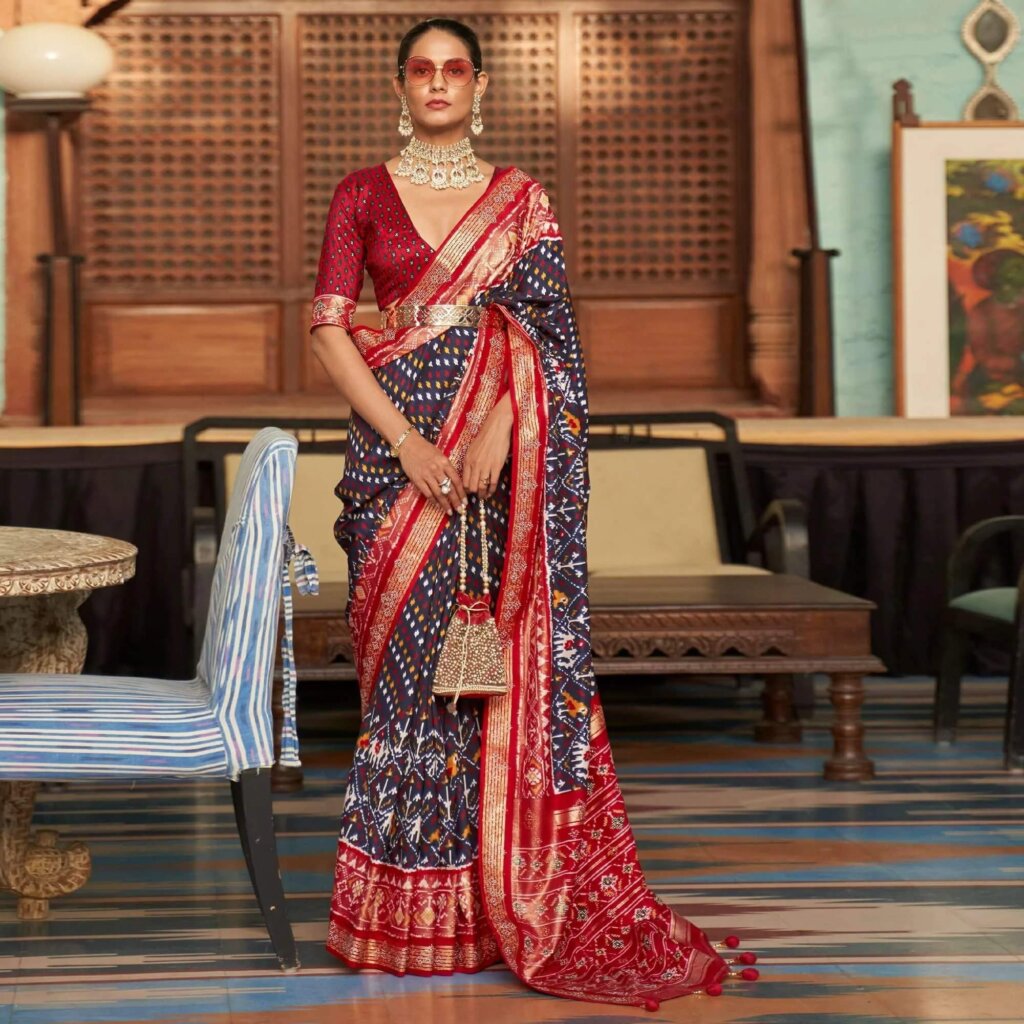 Patola Printed Silk Saree