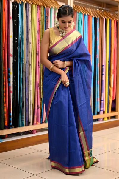 Cotton Maheshwari Saree