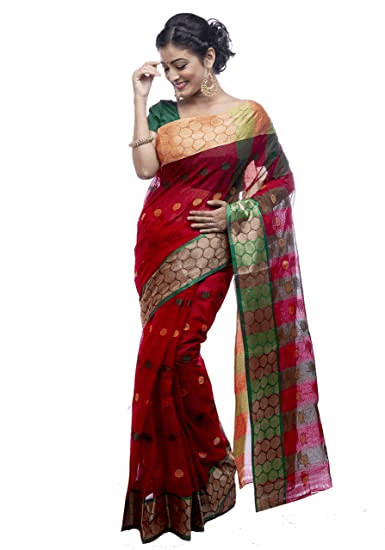 Pure Cotton Fulia Jamdani Sarees