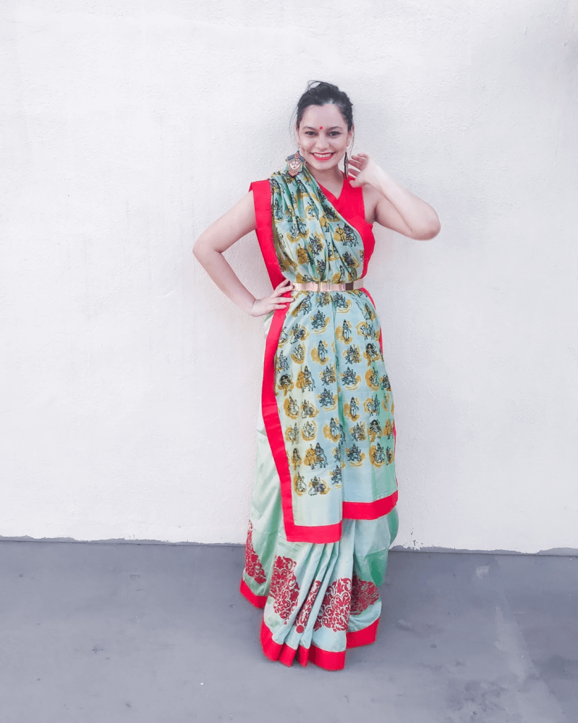 Try the Front Pallu Style