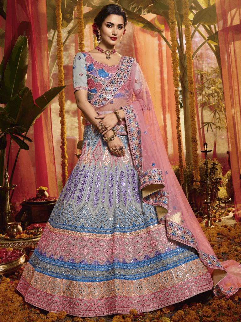 Multicolor Lehenga Choli