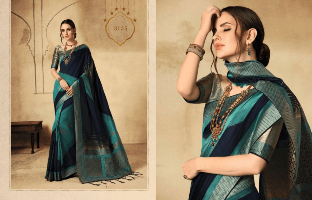 Jacquard Chiffon Saree