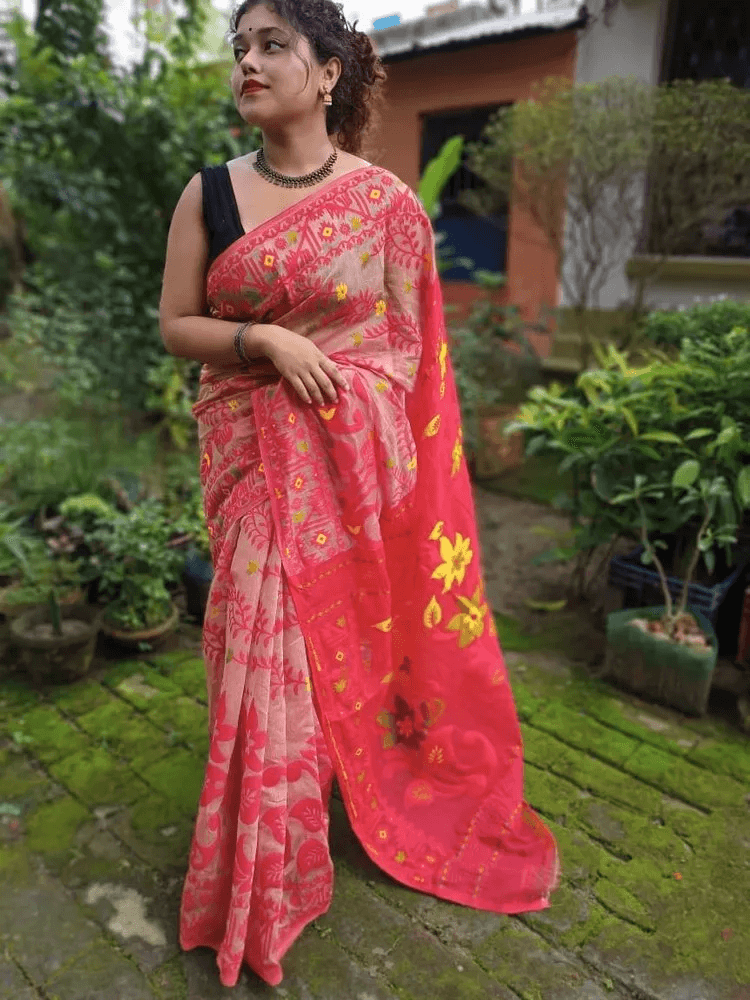 Dhakai Jamdani Sarees