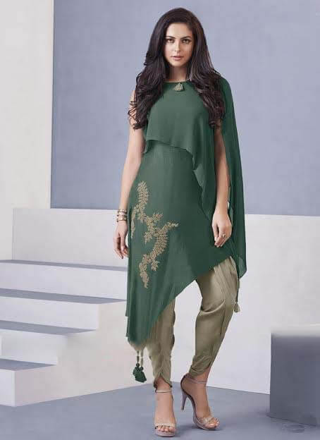 Cape Style Salwar Suit