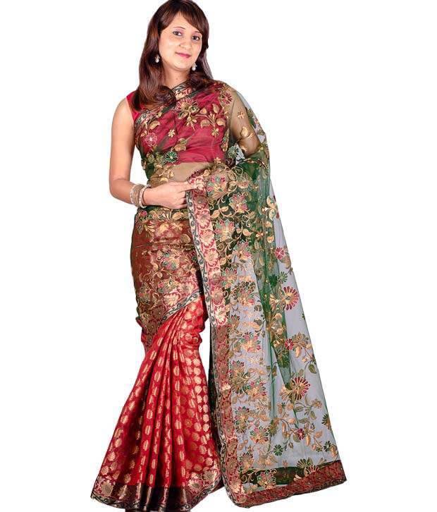 Net Chanderi Saree