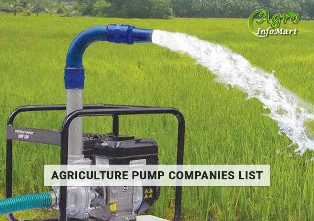 India's agriculture pump manufacturers Companies in india