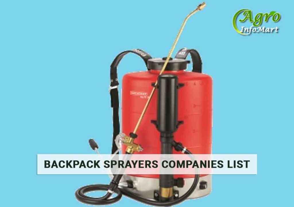 backpack sprayers manufacturers Companies In India