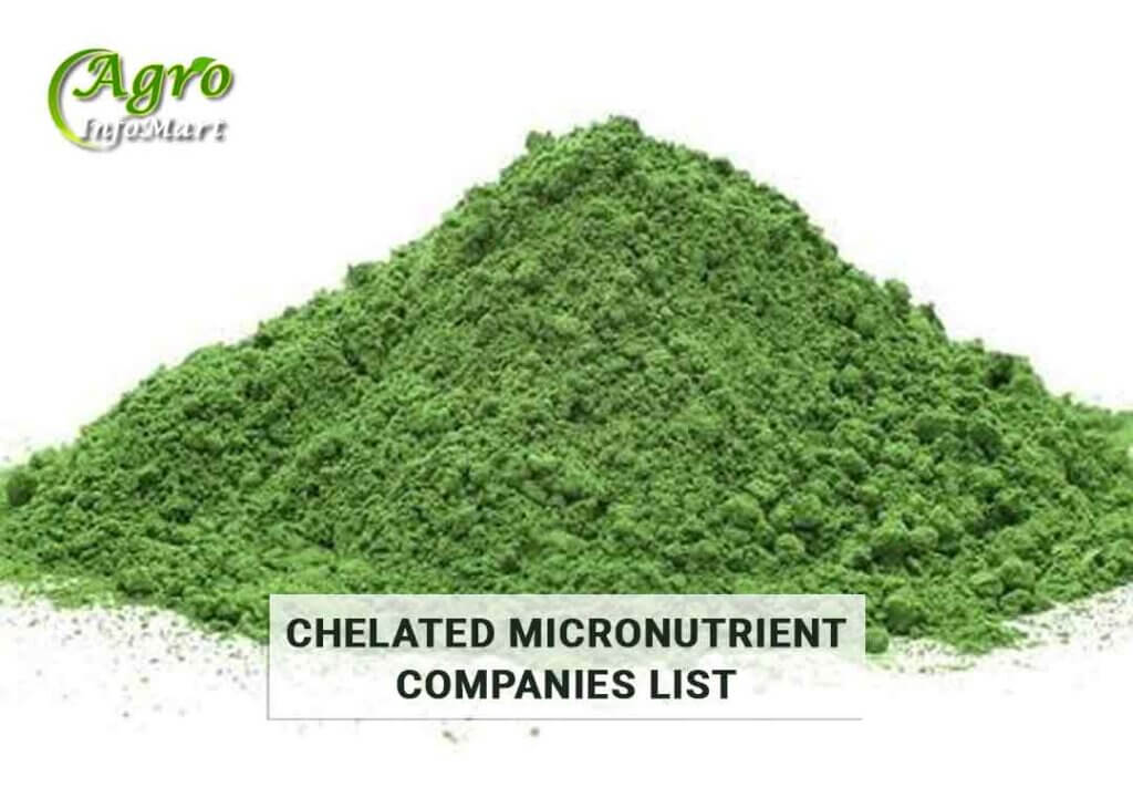 High Quality Chelated Micronutrient  Manufacturers Companies In India