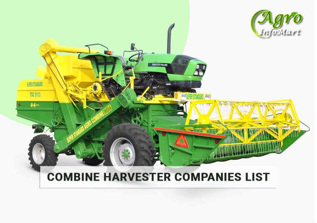 Combine harvester Manufacturers Companies In India