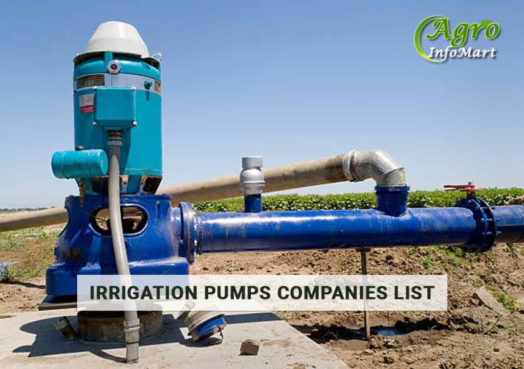 Irrigation pumps manufacturers Companies In India