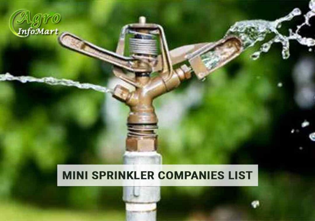 mini sprinkler manufacturers Enterprise In India