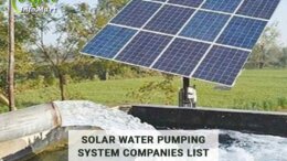Best rated solar water pumping system manufacturers In India