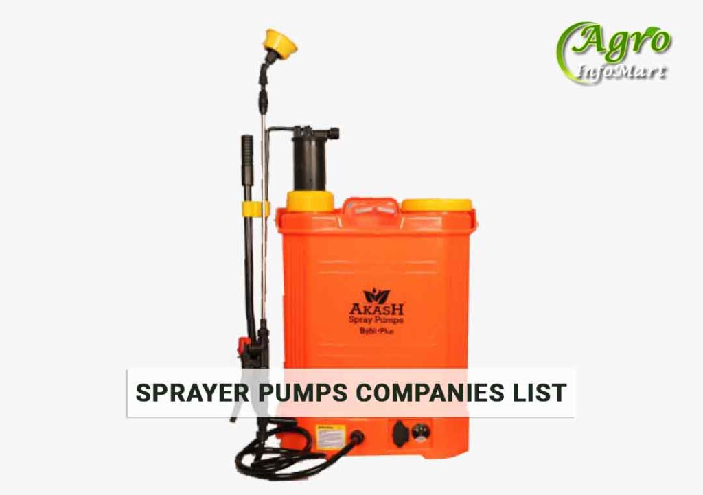 sprayer pumps manufacturers Comapanies In India