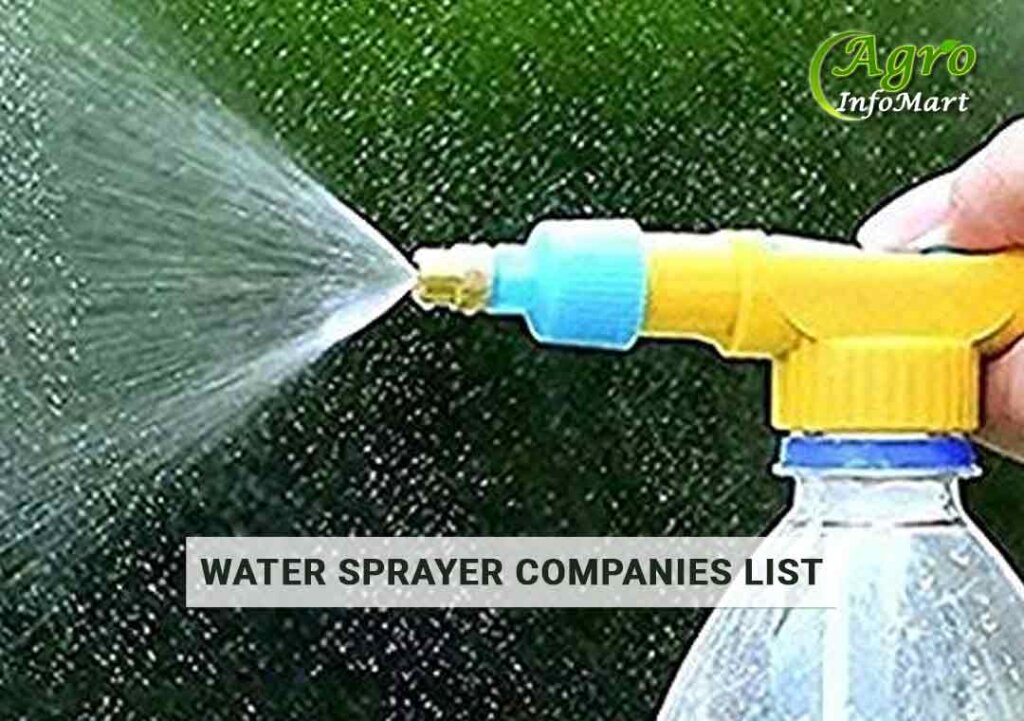 water sprayer manufacturers Companies In India
