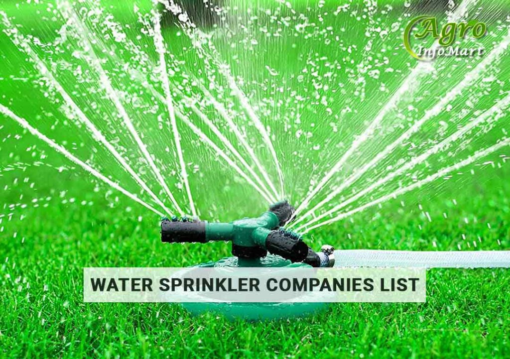 Water sprinkler manufacturers Companies In India