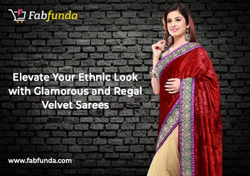Elevate-Your-Ethnic-Look-with-Glamorous-and-Regal-Velvet-Sarees