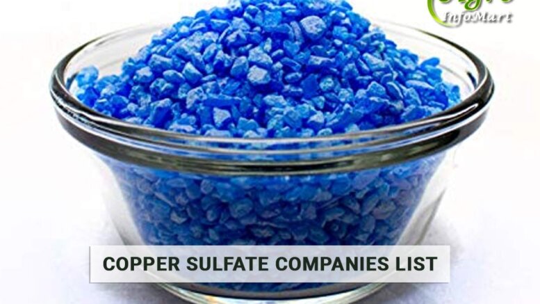 Copper Sulfate Manufacturers Companies In India
