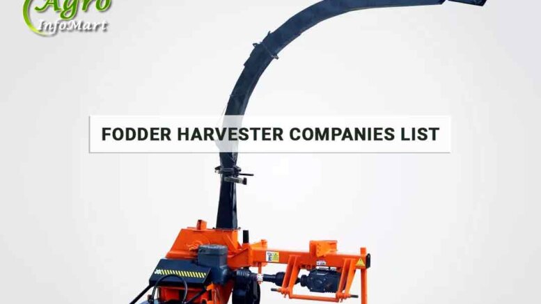 Fodder Harvester Manufacturers Companies In India