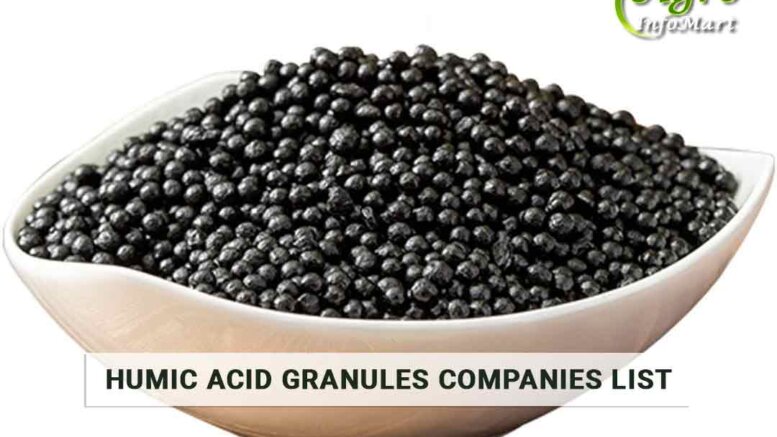 Humic acid granules Manufacturers Companies In India